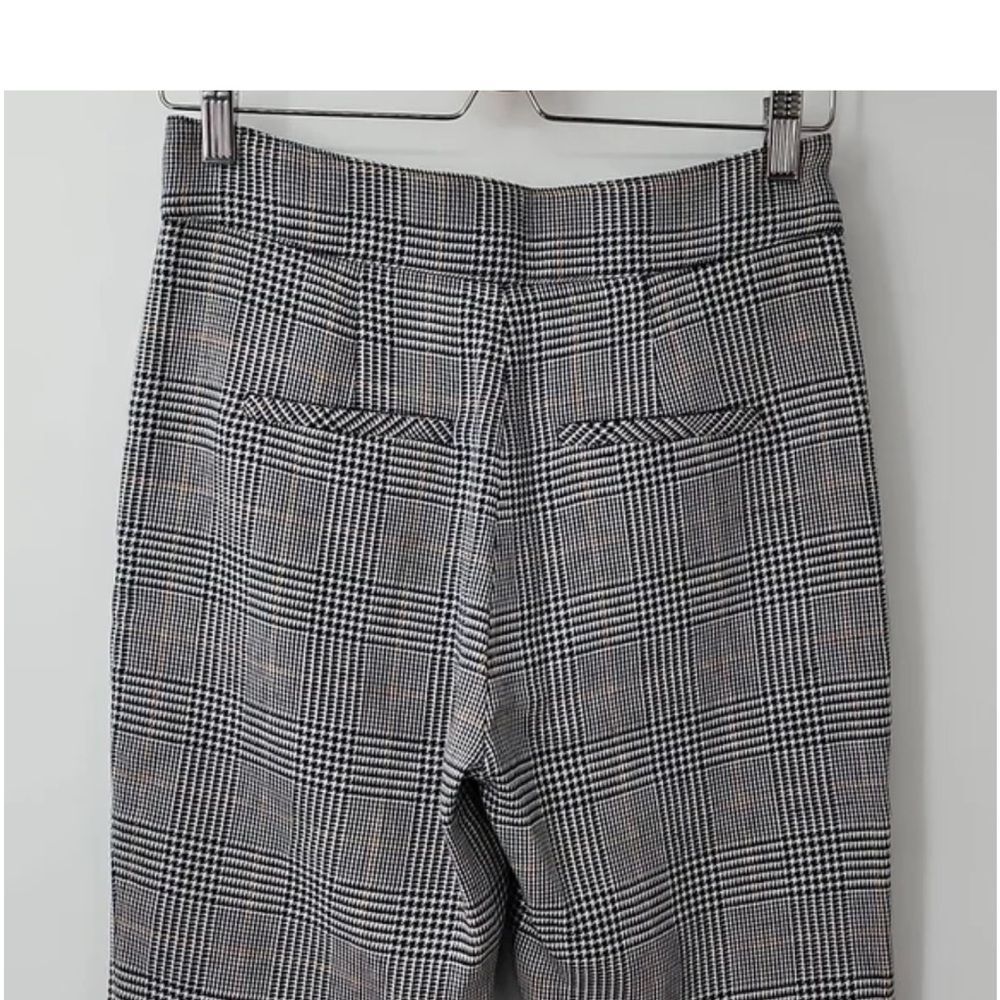 Veronica Beard Navy Multi Plaid Gemini Cigarette Cropped Pants – Size 10 - Picture 6 of 11